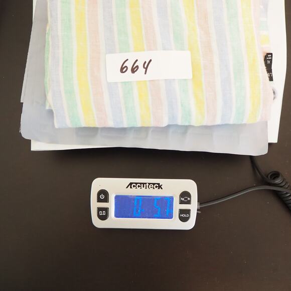 Talbots Linen Trapunto Shell Tank Women's XL Plus Stripe Rainbow Colorful Top - Picture 8 of 8